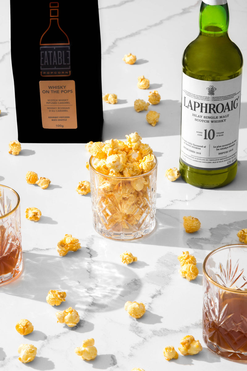 Whisky on the Pops | Alcohol Infused Gourmet Popcorn - Miller Box Co.