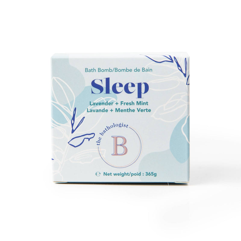 Sleep Lavender & Fresh Mint Bath Bomb - Miller Box Co.